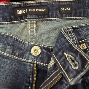 BKE Men's Bootcut Jeans - Deep Indigo